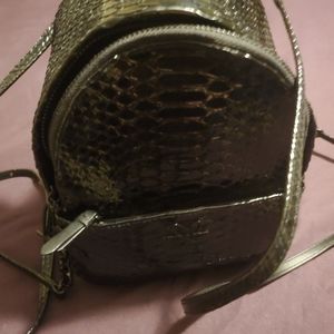 Vs mini python embossed backpack